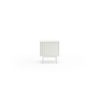Mesita de diseño moderno minimalista SIERRA 48 acabado blanco
