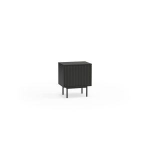 Mesita de diseño moderno minimalista SIERRA 48 acabado negro 6