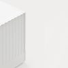 Mueble aparador de diseño moderno minimalista DORIC 150 blanco y crema 5