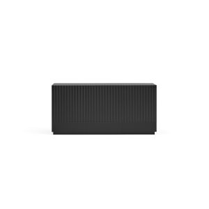 Mueble aparador de diseño moderno minimalista DORIC 150 negro y antracita 2