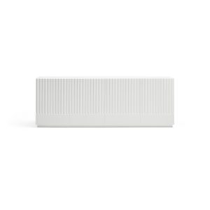 Mueble aparador de diseño moderno minimalista DORIC 200 blanco y crema