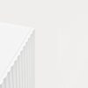 Mueble aparador de diseño moderno minimalista DORIC 200 blanco y crema 4