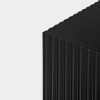 Mueble aparador de diseño moderno minimalista DORIC 200 negro y antracita 4