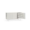 Mueble aparador de diseño moderno minimalista SIERRA 159 blanco 3