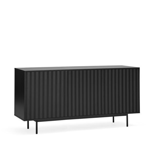 Mueble aparador de diseño moderno minimalista SIERRA 159 negro 6