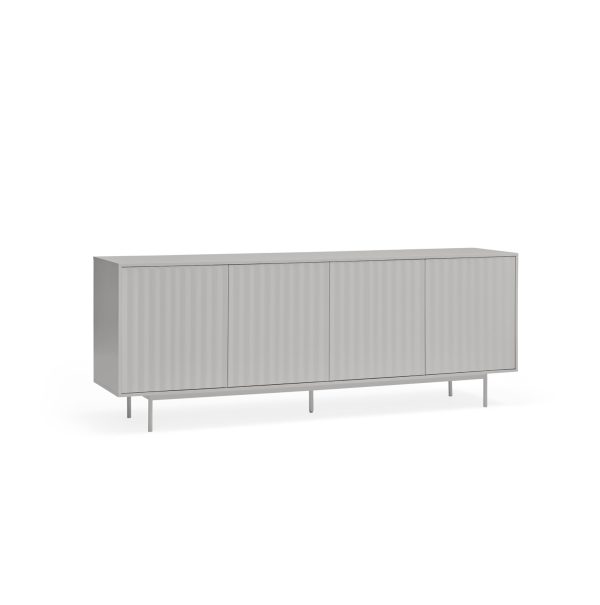 Mueble aparador de diseño moderno minimalista SIERRA 211 gris claro 5