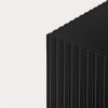 Mueble auxiliar de diseño moderno minimalista DORIC 92 negro y antracita 4