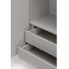 Mueble auxiliar de diseño moderno minimalista SIERRA 97 gris claro 3