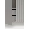 Mueble auxiliar de diseño moderno minimalista SIERRA 97 gris claro 4