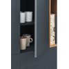 Mueble auxiliar de diseño moderno nórdico CORVO 100 gris antracita 2