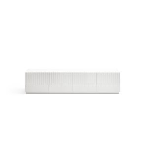 Mueble de televisión de diseño moderno minimalista DORIC 180 blanco y crema