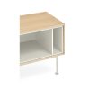 Mueble de televisión de diseño moderno minimalista YOKO 180 acabado roble y crema 6