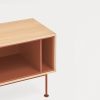 Mueble de televisión de diseño moderno minimalista YOKO 180 acabado roble y teja 4