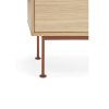 Mueble de televisión de diseño moderno minimalista YOKO 180 acabado roble y teja 6