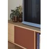 Mueble de televisión de diseño moderno minimalista YOKO 180 acabado roble y teja 6