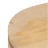 608866 Aparador diseño rústico industrial 140 madera de mango y patas hierro formas redondeadas