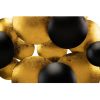 Aplique lámpara de pared de diseño Art Decó GRAN VICTORIA 90 latón dorado y negro 3