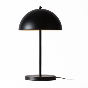 Lámpara de sobremesa de diseño vintage Art Decó 36 metal color negro