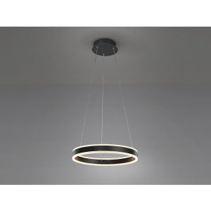 Lámpara de techo LED de diseño moderno HELIA Ø50 metal y aluminio acabado negro mate 3