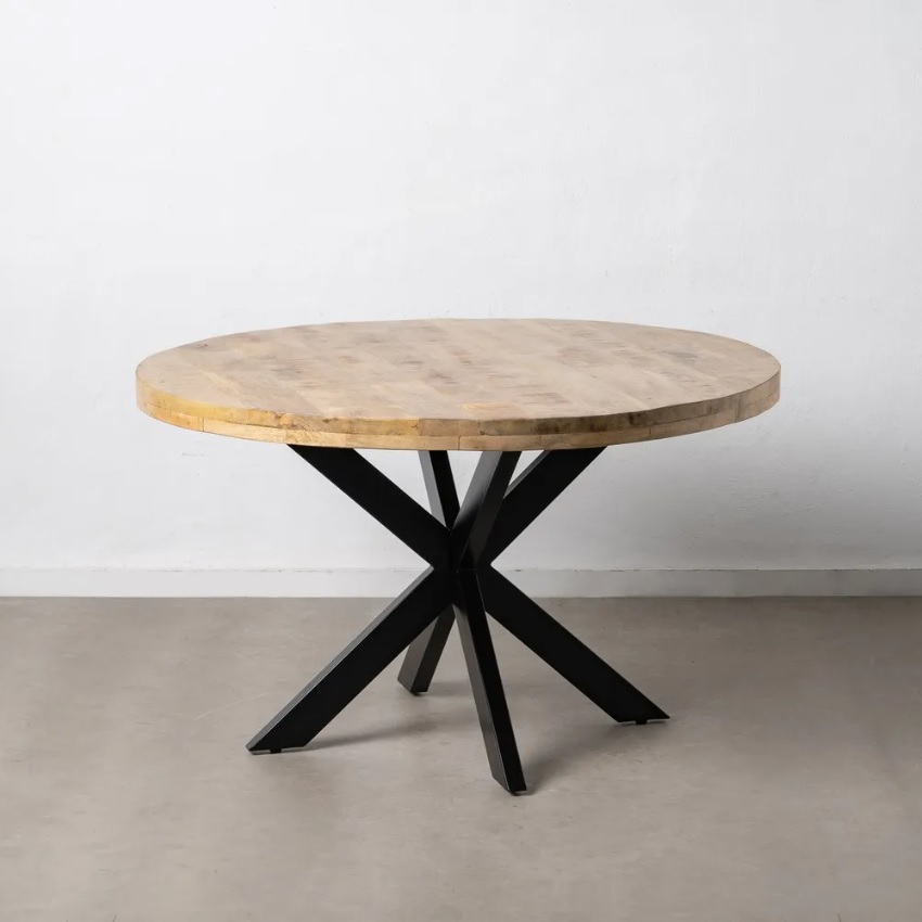 Patas de mesas de hierro redonda en color negro