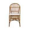24490 Silla de diseño vintage SIDNEY hecha a mano en ratán
