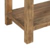 608857 Consola diseño rústico oriental 130 madera reciclada de pino acabado natural