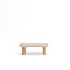 Juego 2 mesas de centro nido de diseño moderno minimalista NEST 79_49 acabado natural claro 6
