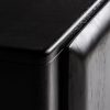 Mueble de televisión de diseño contemporáneo KORDEL 161 madera de mango acabado color negro 4