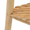 Perchero diseño rústico madera de teka acabado natural