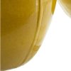 Set de 2 maceteros cerámica color amarillo