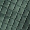 Silla de diseño vintage Art Deco MELISSA tapizado verde rombos y hierro color negro 6