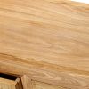 Consola diseño rústico oriental madera acabado natural