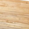 Pareja mesitas de noche diseño rústico oriental madera acabado natural con desgastes