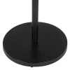 Set 2 mesas auxiliares redondas de diseño vintage industrial Ø50_40 madera de acacia acabado natural y hierro color negro 3