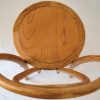 Silla Thonet de diseño vintage en madera acabado color roble 3