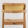 Sillón con reposabrazos TOKIO madera de teka y tejido sintético 3