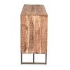 Aparador diseño rústico industrial madera natural y patas de acero