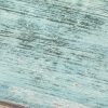 GK758 Consola diseño rústico oriental madera azul con desgastes