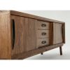 SHERMAN Mueble televisión diseño rústico vintage madera de mango y tiradores acero