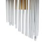 Aplique lámpara de pared de diseño Art Decó MISURI 55 metal dorado y cristal transparente 5