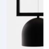 CAMILA 3 Lámpara de techo diseño moderno 82 acero negro con 3 pantallas