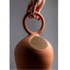 CLAY Lámpara de sobremesa diseño vintage 44 forma de botijo cerámica blanco o terracota