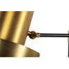 Lámpara de pie de diseño Art Decó FREMONT 160 metal negro y dorado 3