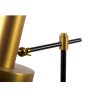 Lámpara de sobremesa de diseño Art Decó FREMONT 60 metal negro y dorado 3