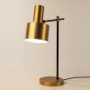 Lámpara de sobremesa de diseño Art Decó FREMONT 60 metal negro y dorado 5