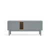 Mueble TV de diseño moderno nórdico CORVO 140 gris perla