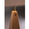 VEGA Lámpara de sobremesa diseño moderno 75 madera natural y pantalla crudo