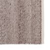 609347 Alfombra lisa diseño moderno tejido color marrón 160x230