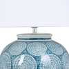 Lámpara de sobremesa de diseño clásico 61 cerámica color turquesa 3