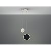 Lámpara de techo de diseño moderno DUO 23 meta acabado negro mate y blanco 4